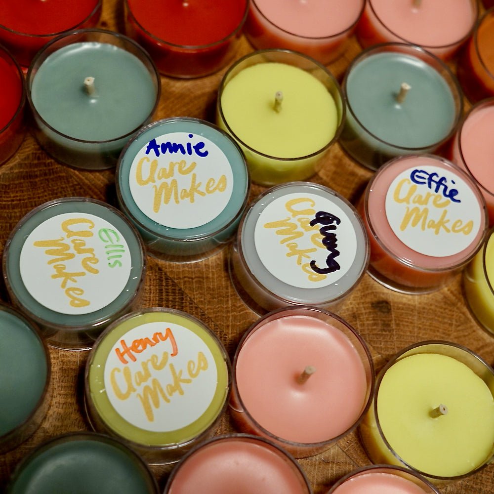 Tea Lights (Lucky Dip!) - Clare Makes - Candle