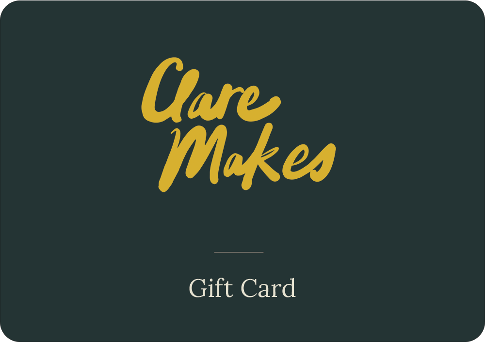 Clare Makes Gift Card - Clare Makes - Gift Card
