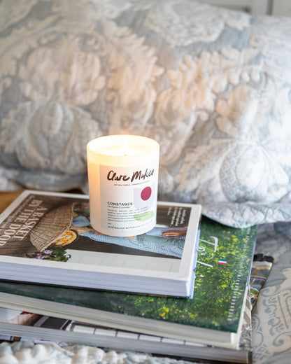 Constance: Eucalyptus & Lavender - Clare Makes - Candle