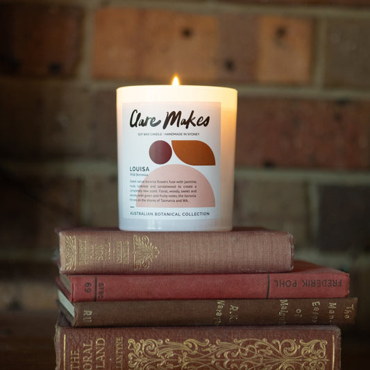 Louisa: Wild Boronias (NEW AND UPDATED!) - Clare Makes - Candle